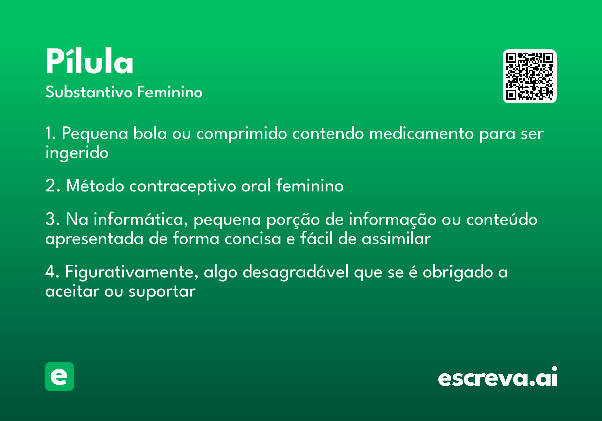pílula