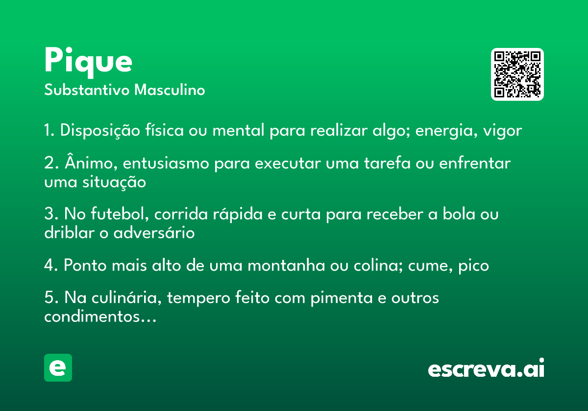 pique