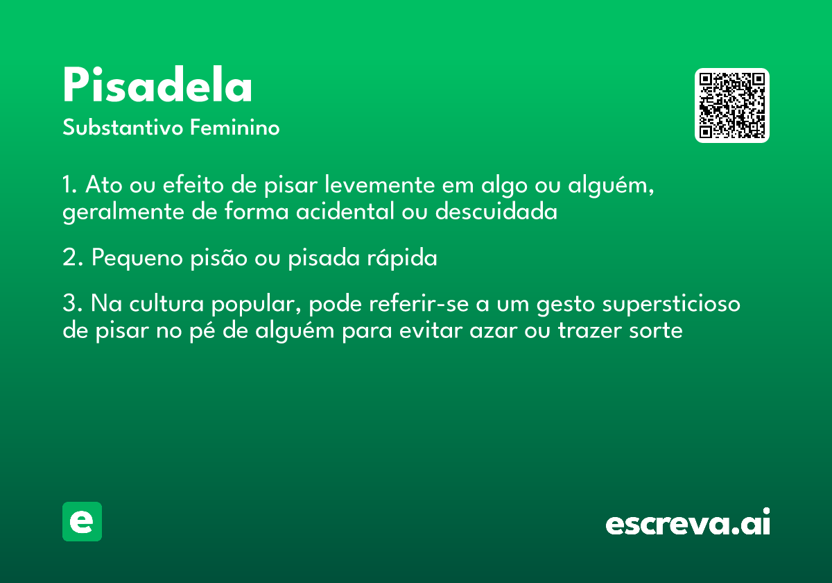 pisadela