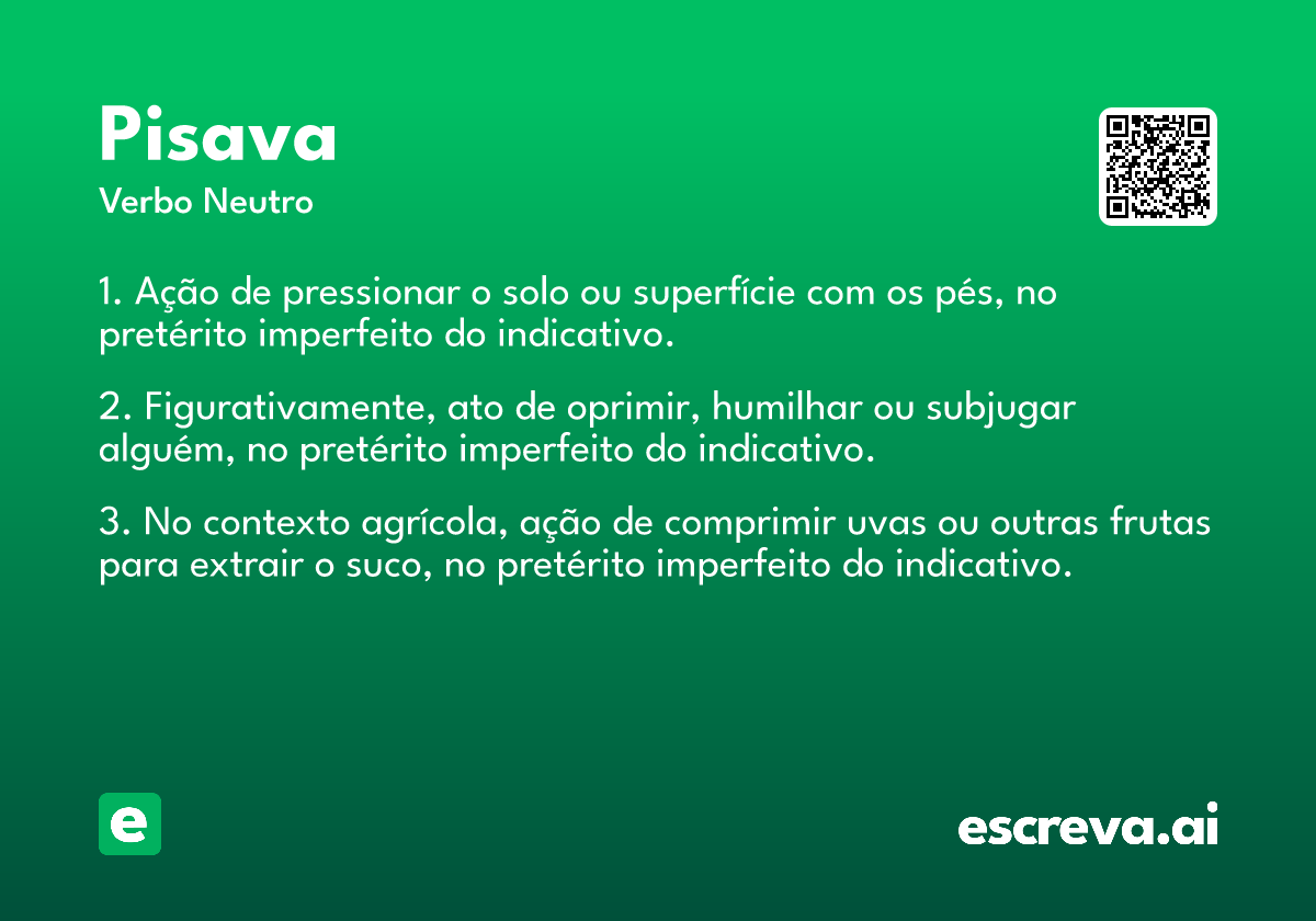 pisava