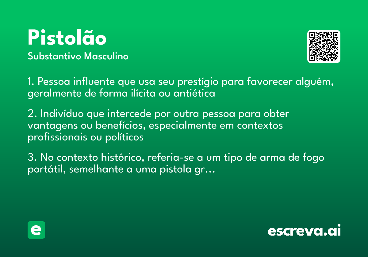 pistolão