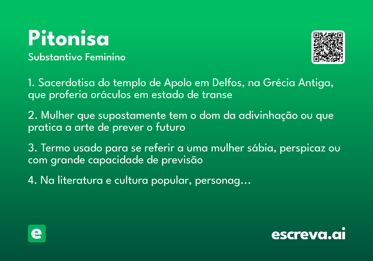pitonisa