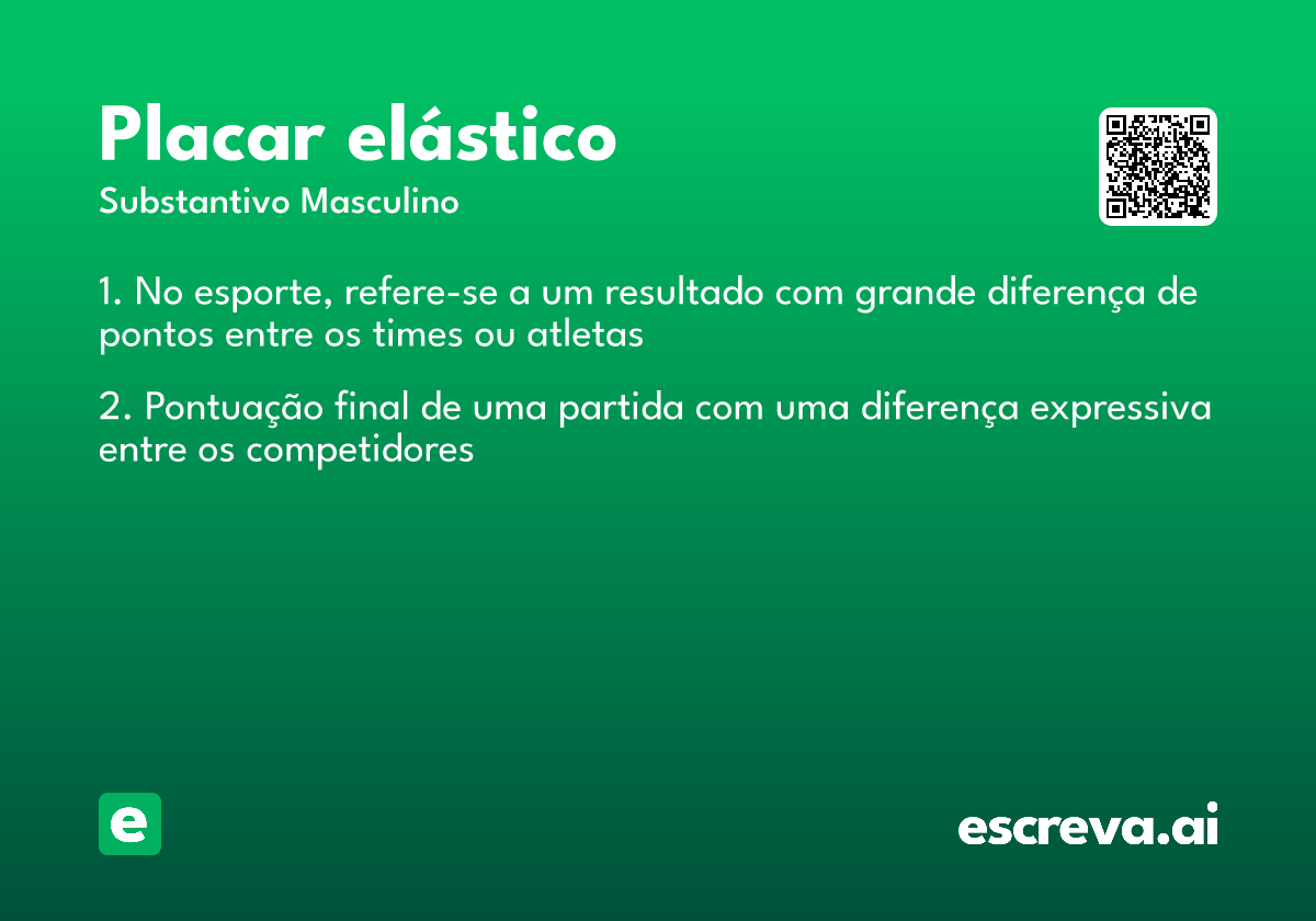 placar elástico