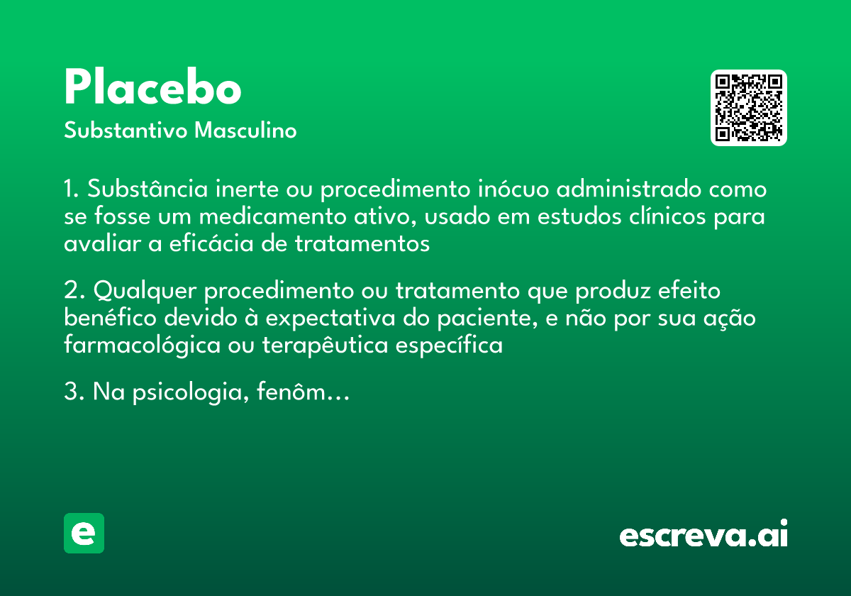 placebo