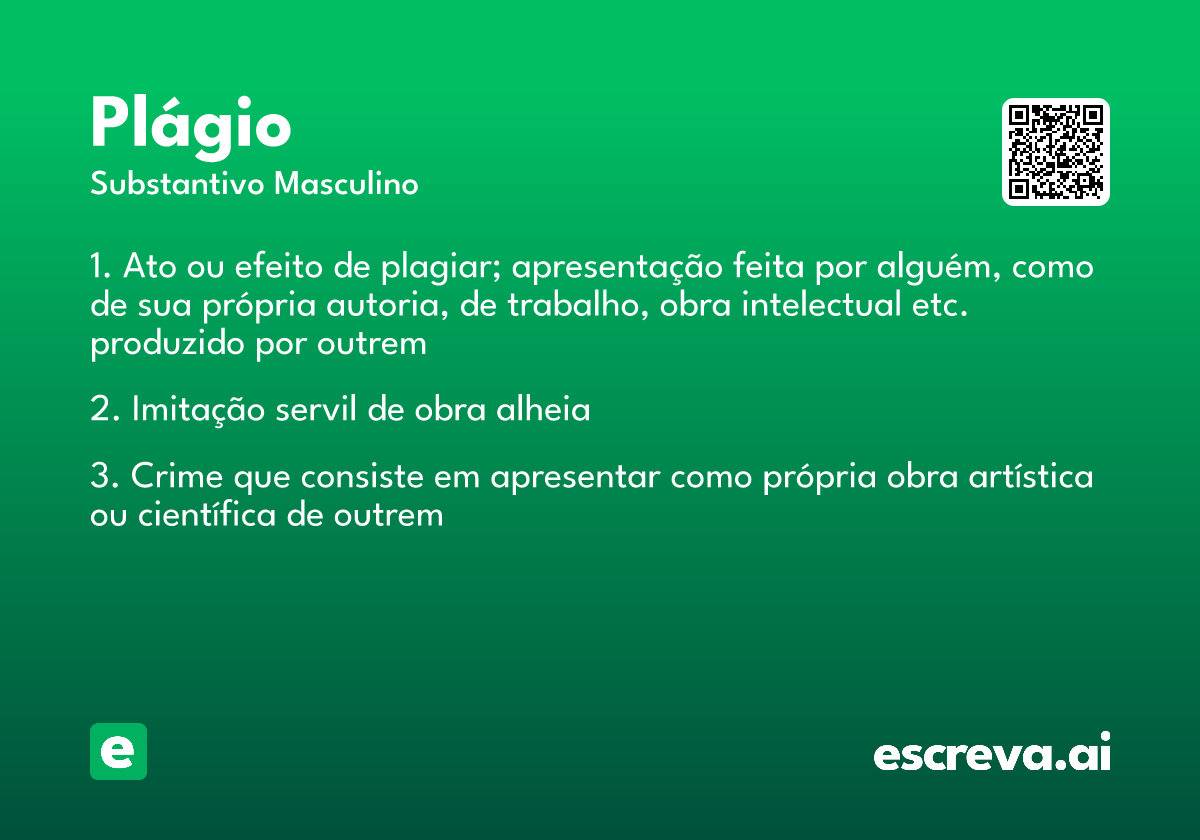 plágio