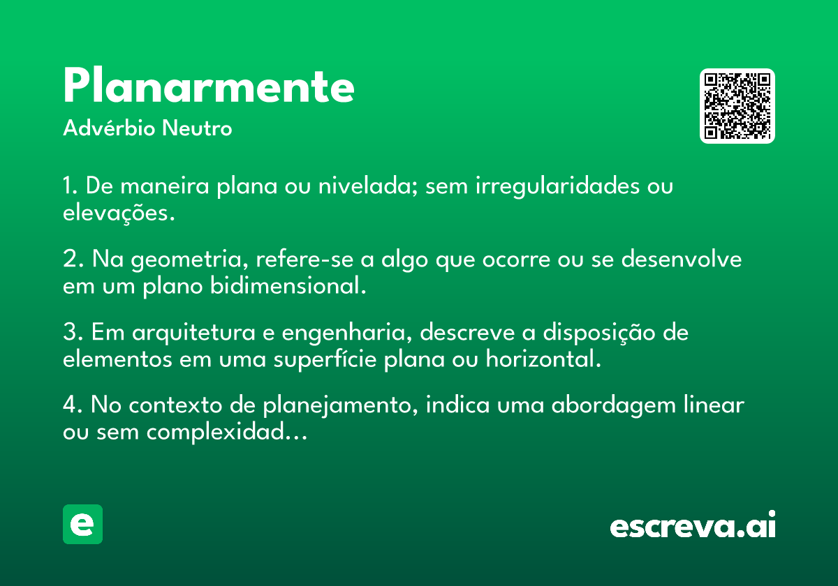 planarmente