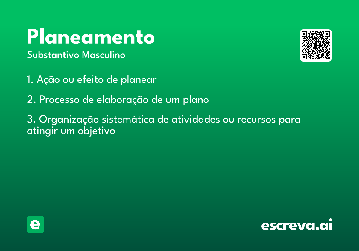 planeamento