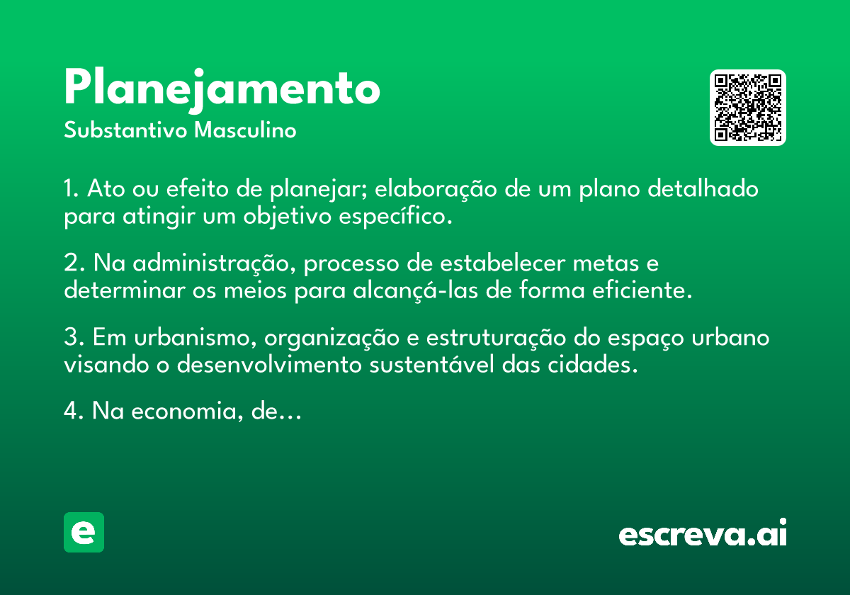 planejamento
