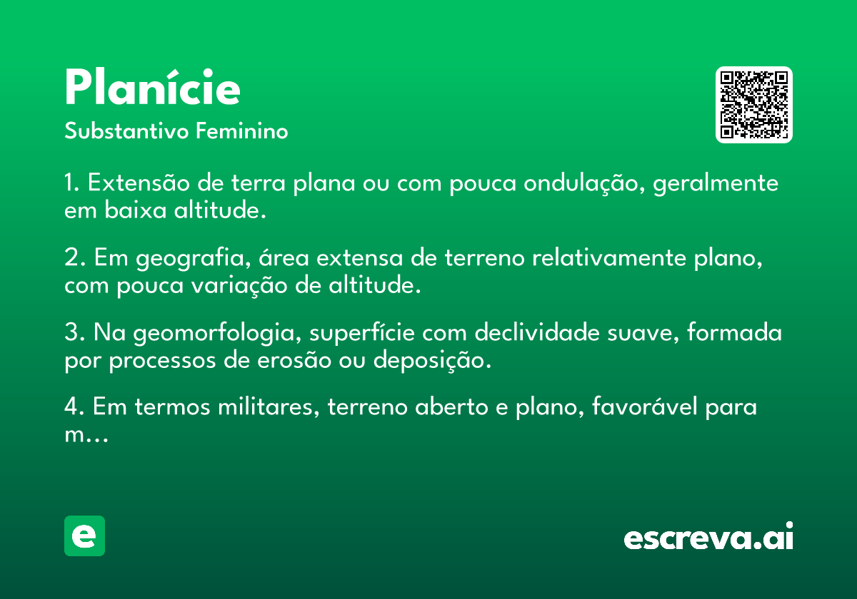 planície