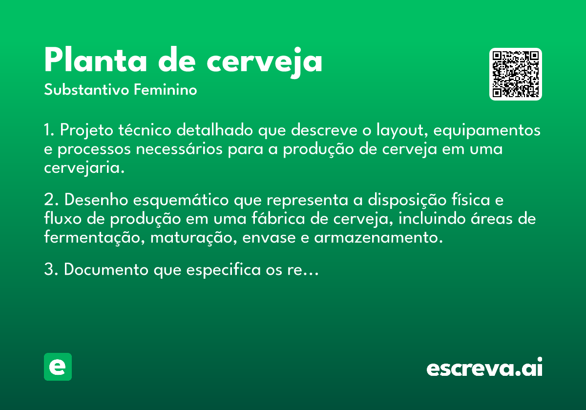 planta de cerveja