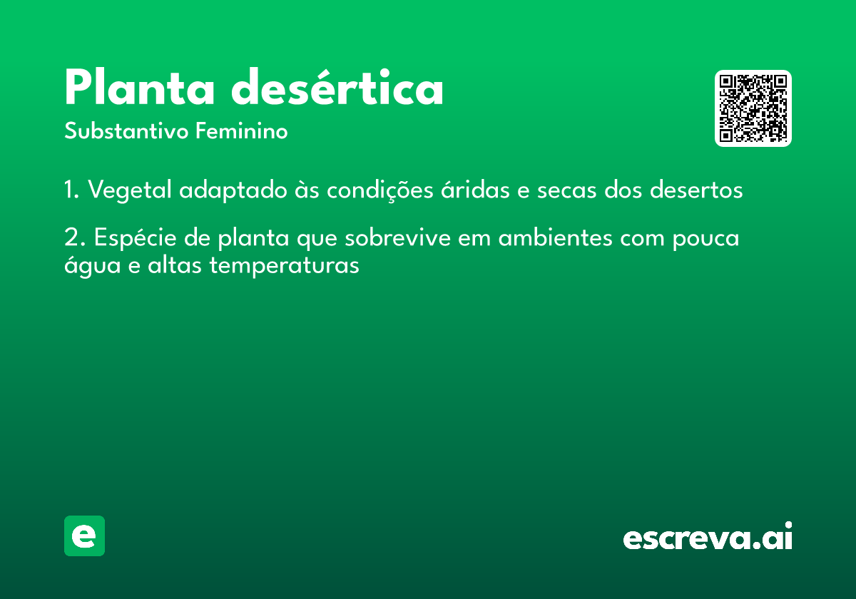 planta desértica