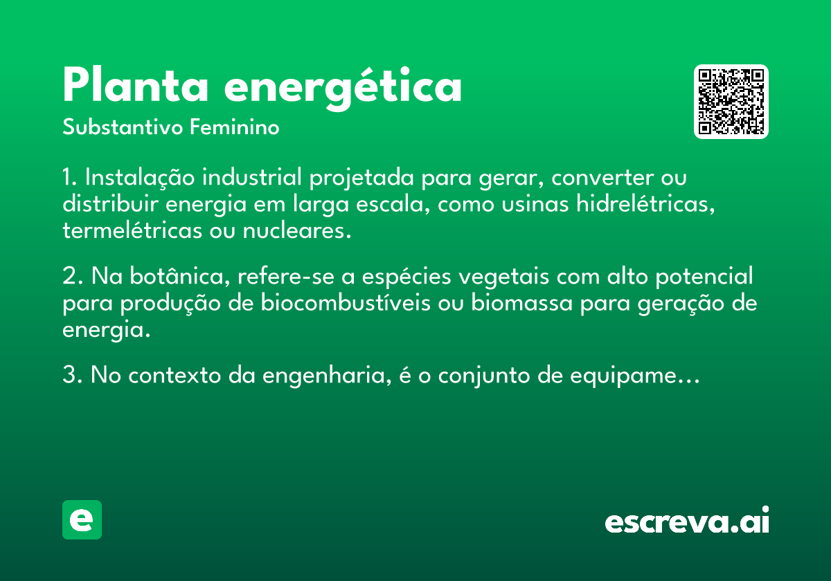 planta energética