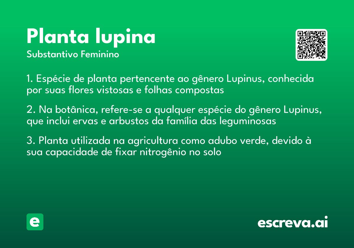 planta lupina