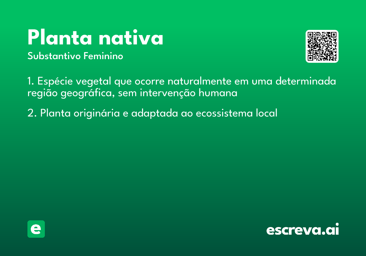 planta nativa