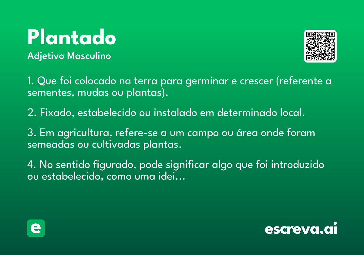 plantado