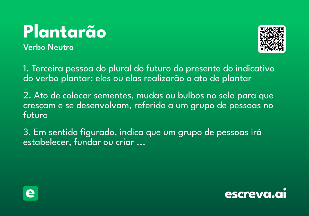 plantarão