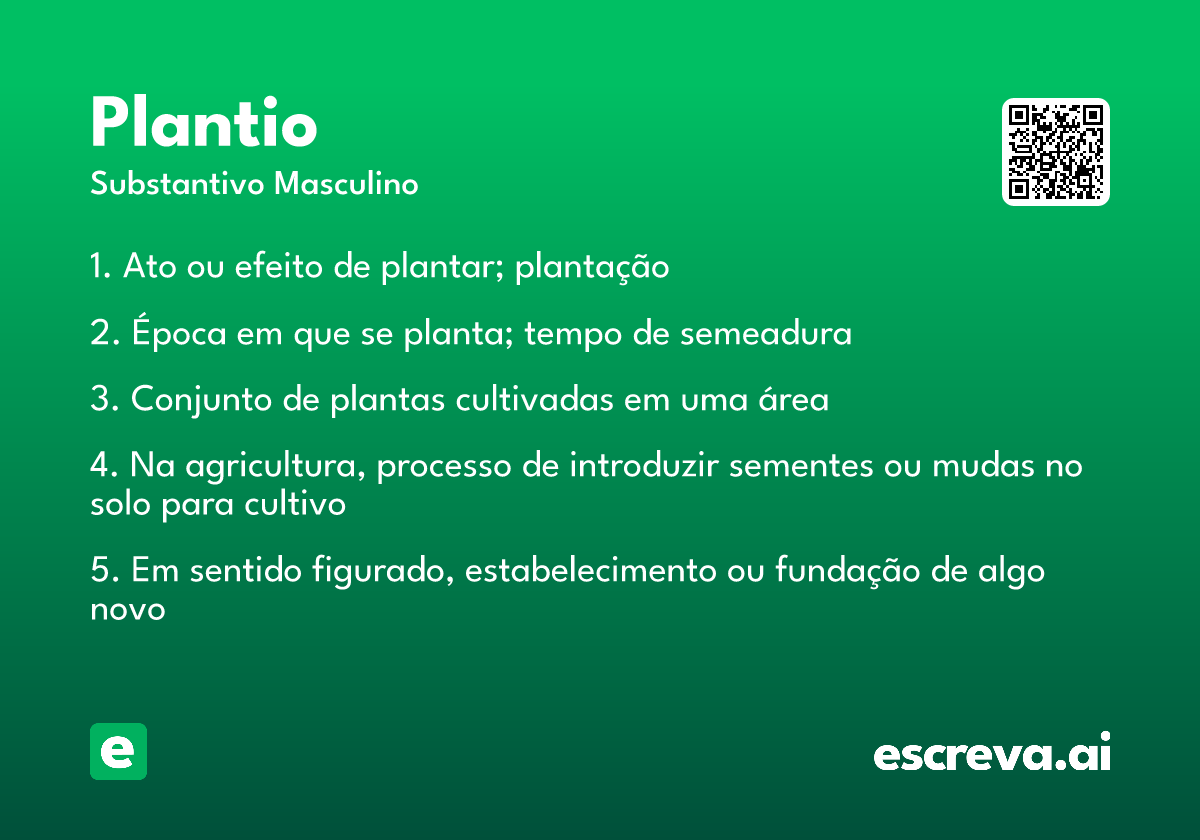 plantio