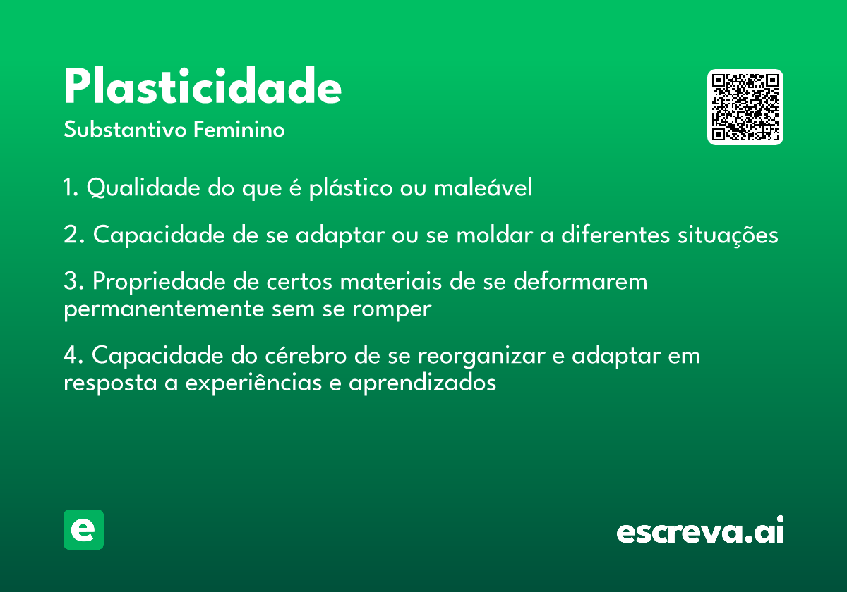 plasticidade