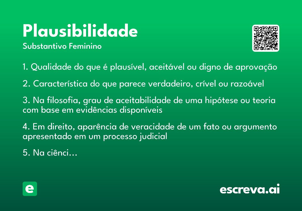 plausibilidade