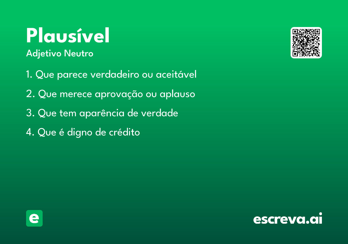 plausível