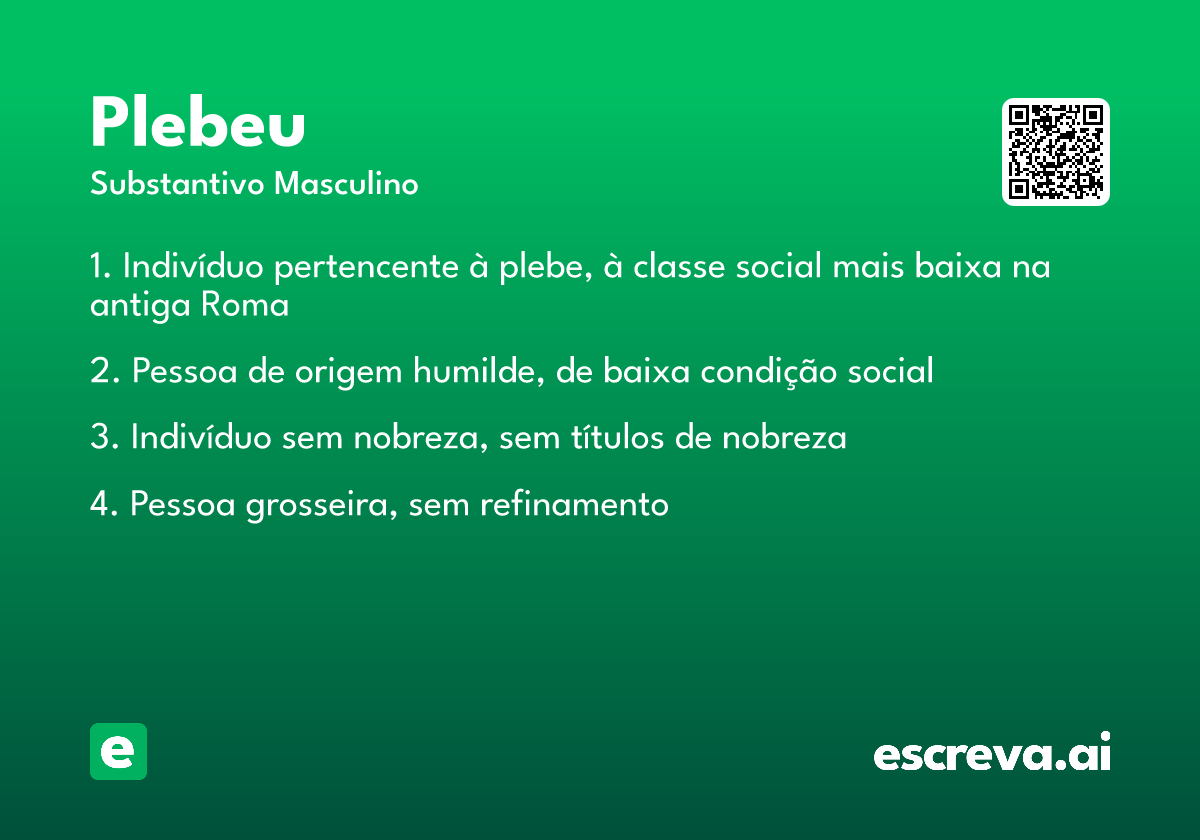 plebeu