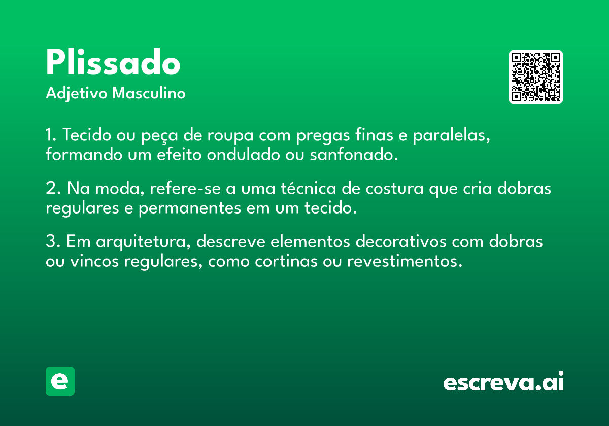 plissado