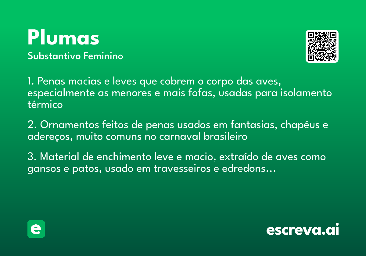 plumas