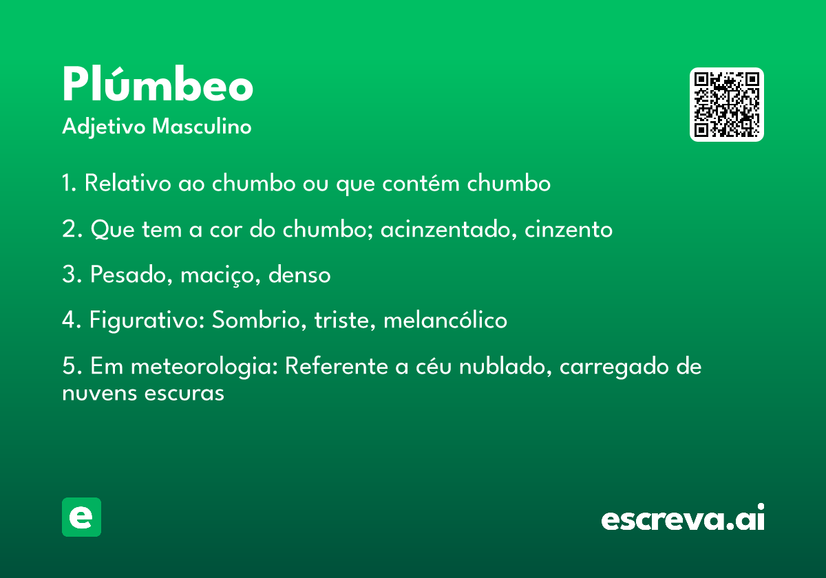 plúmbeo