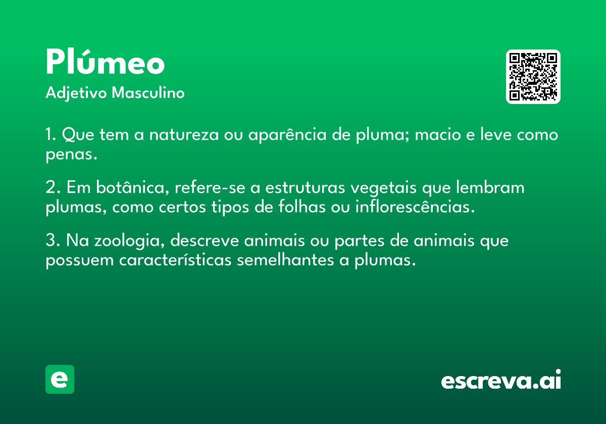 plúmeo