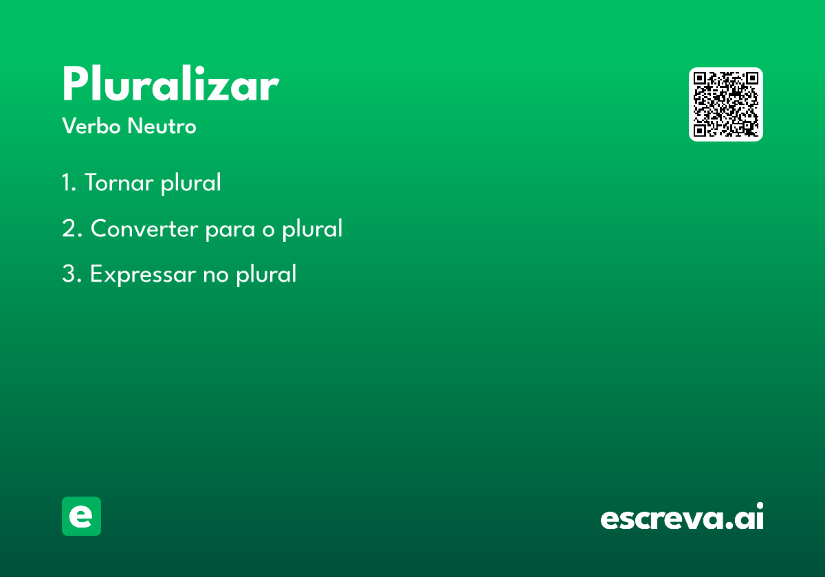pluralizar