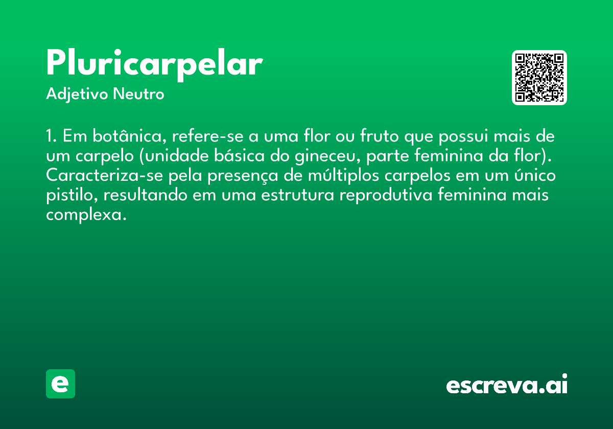 pluricarpelar