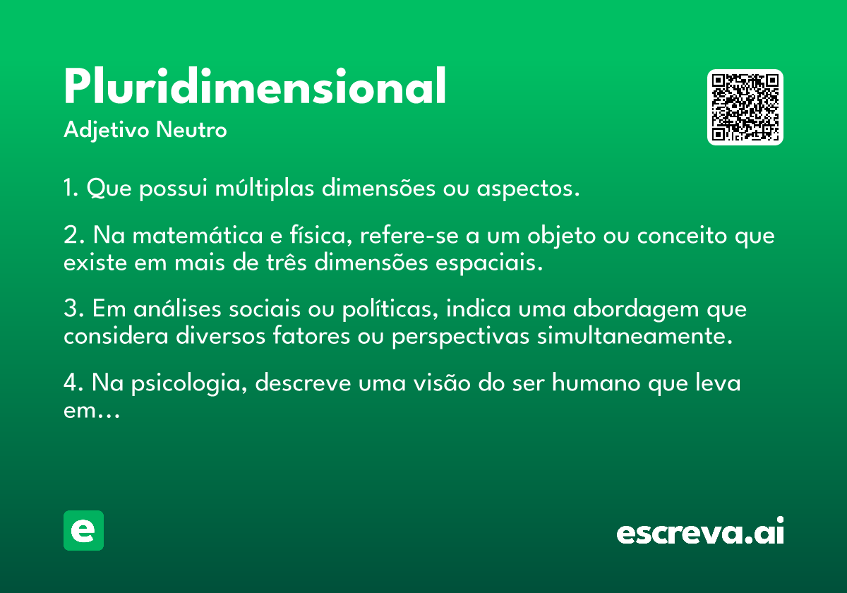 pluridimensional