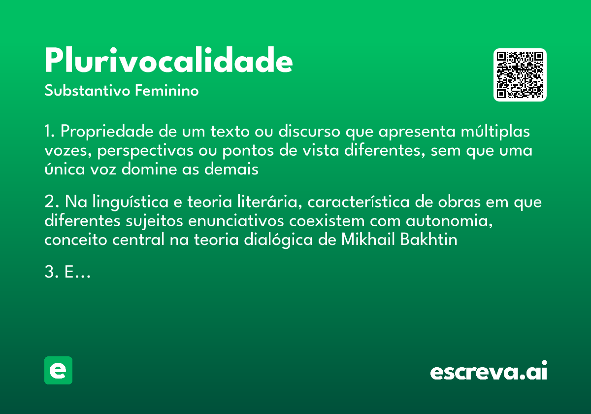 plurivocalidade