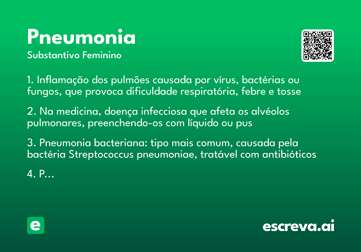 pneumonia