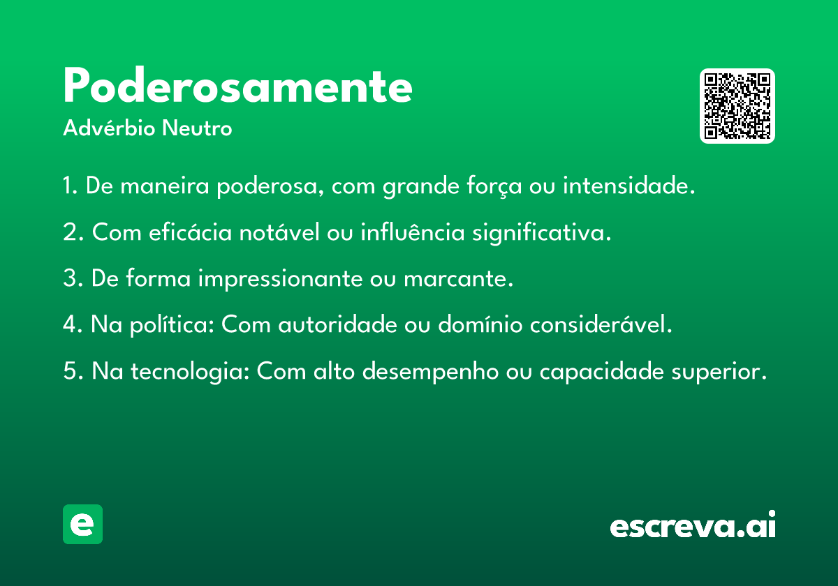 poderosamente