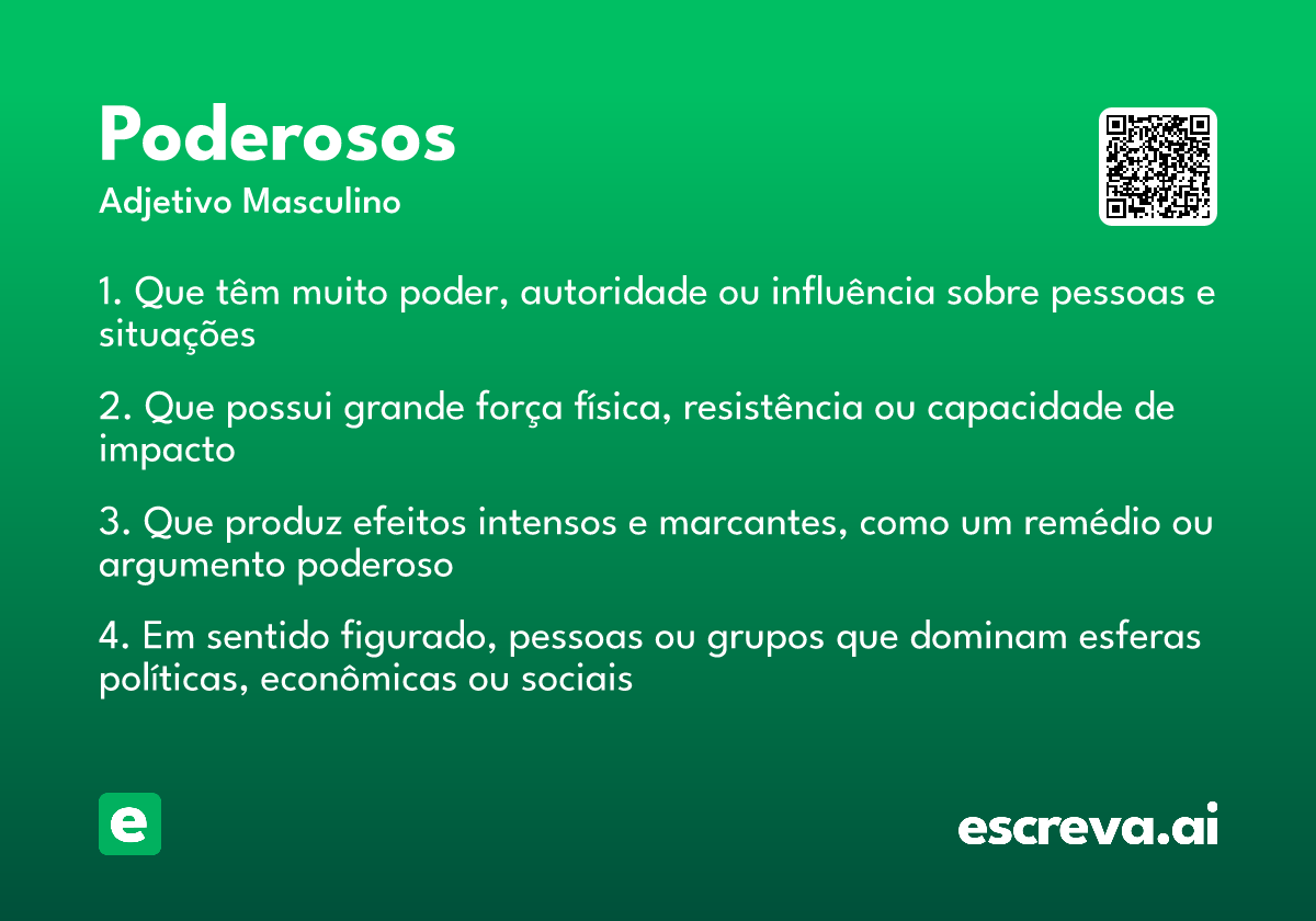 poderosos