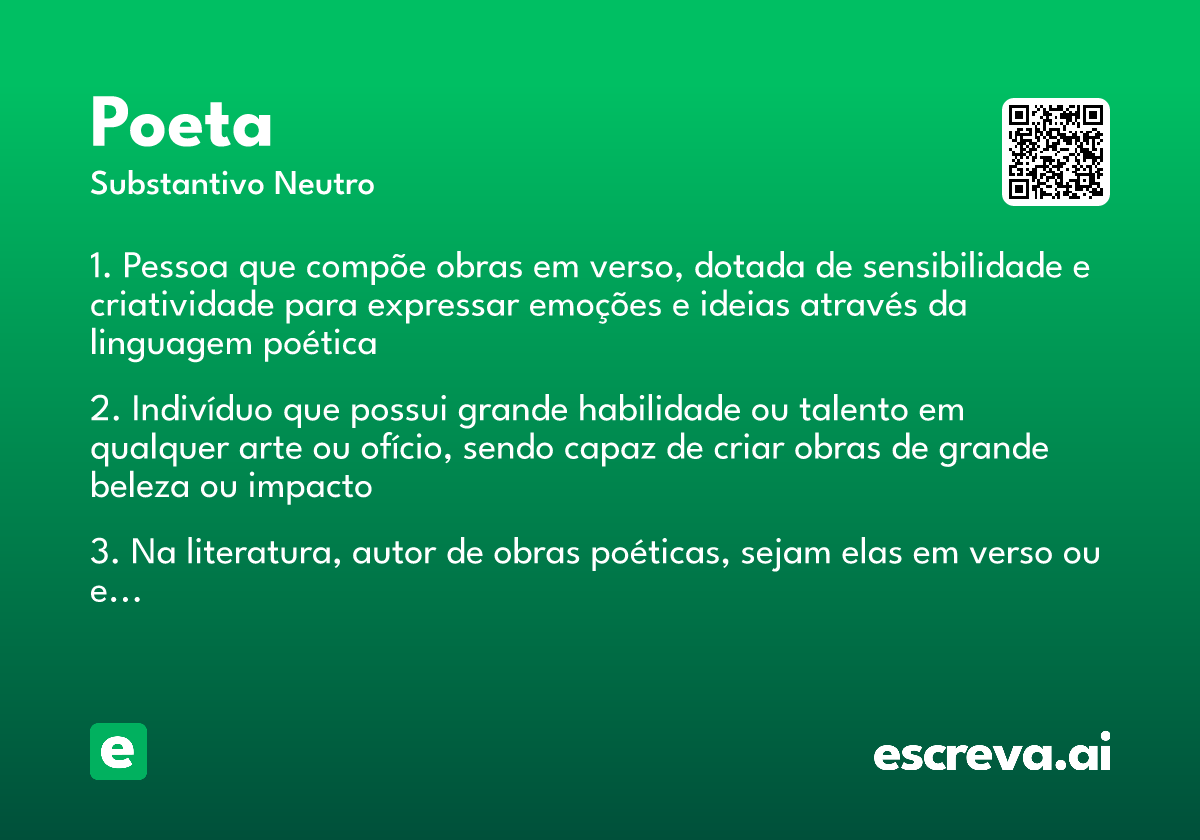 poeta
