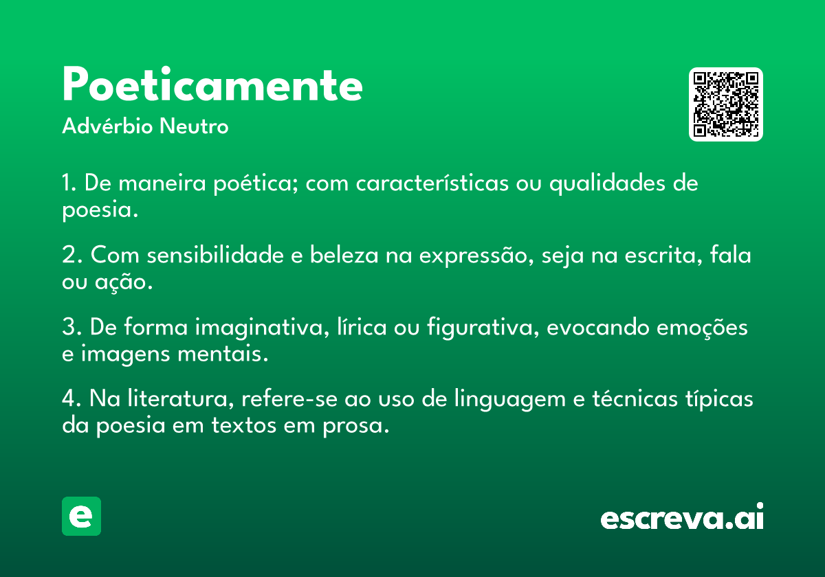 poeticamente
