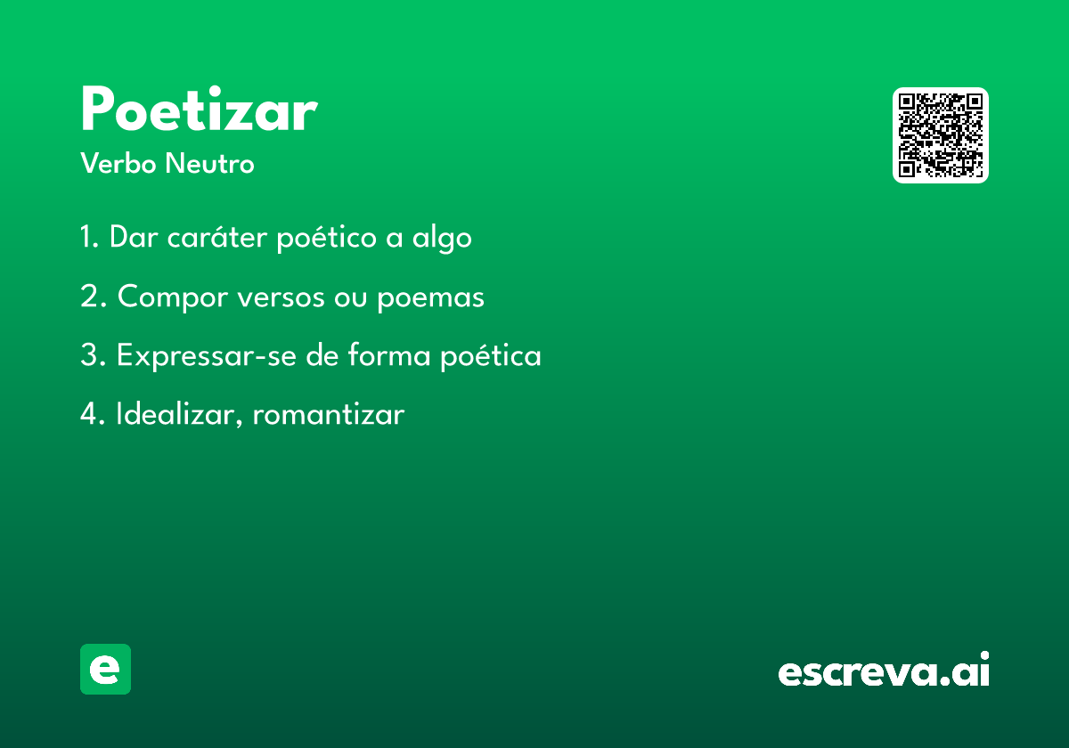 poetizar