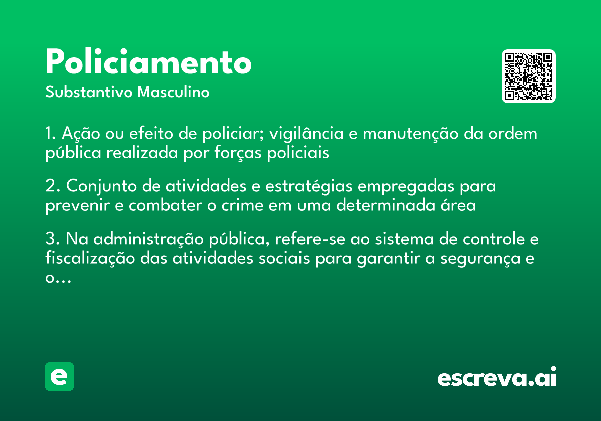 policiamento