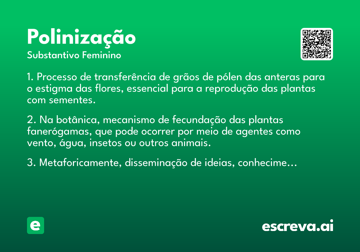 polinização