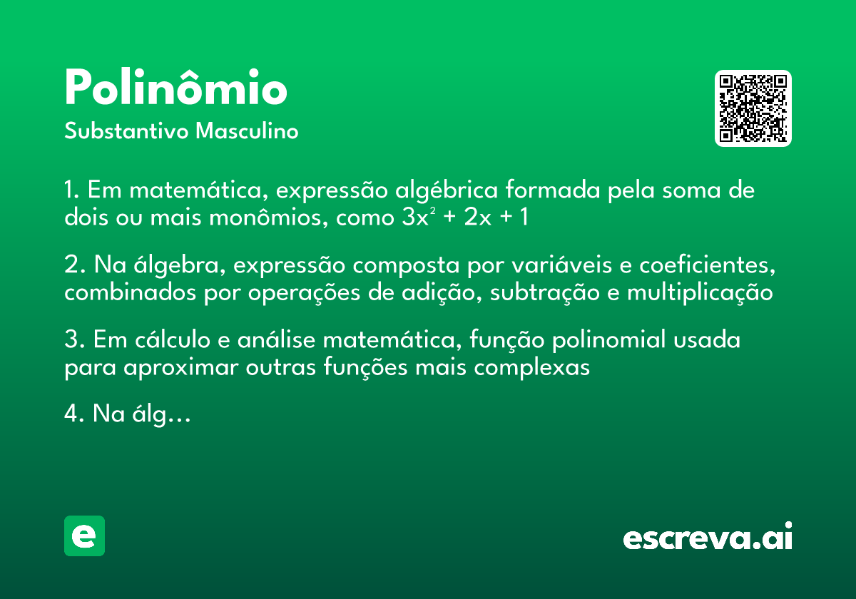 polinômio