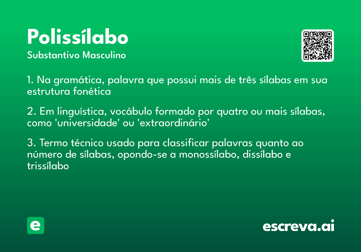 polissílabo