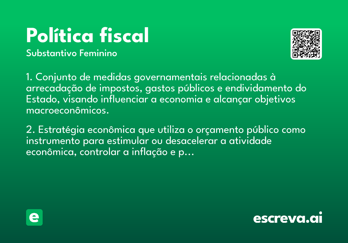 política fiscal