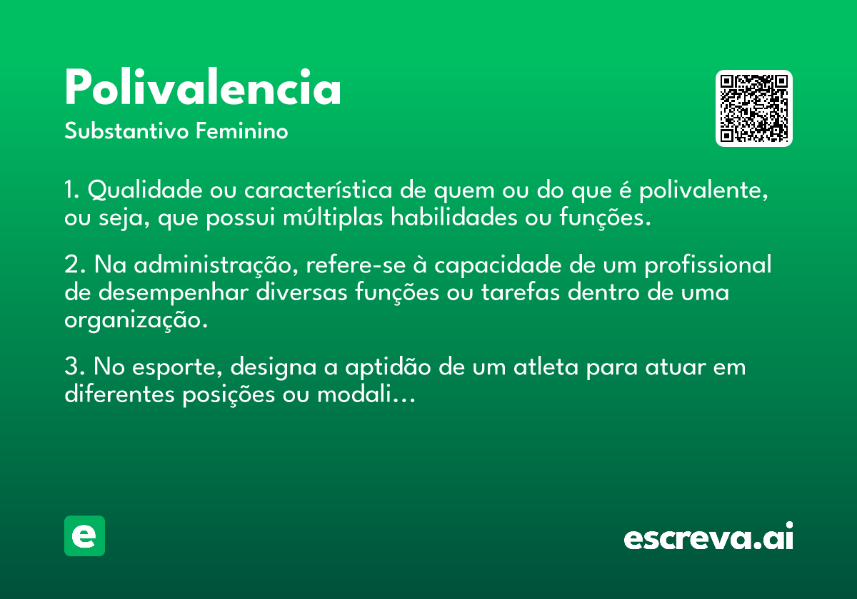 polivalencia