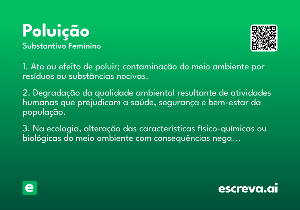 poluição