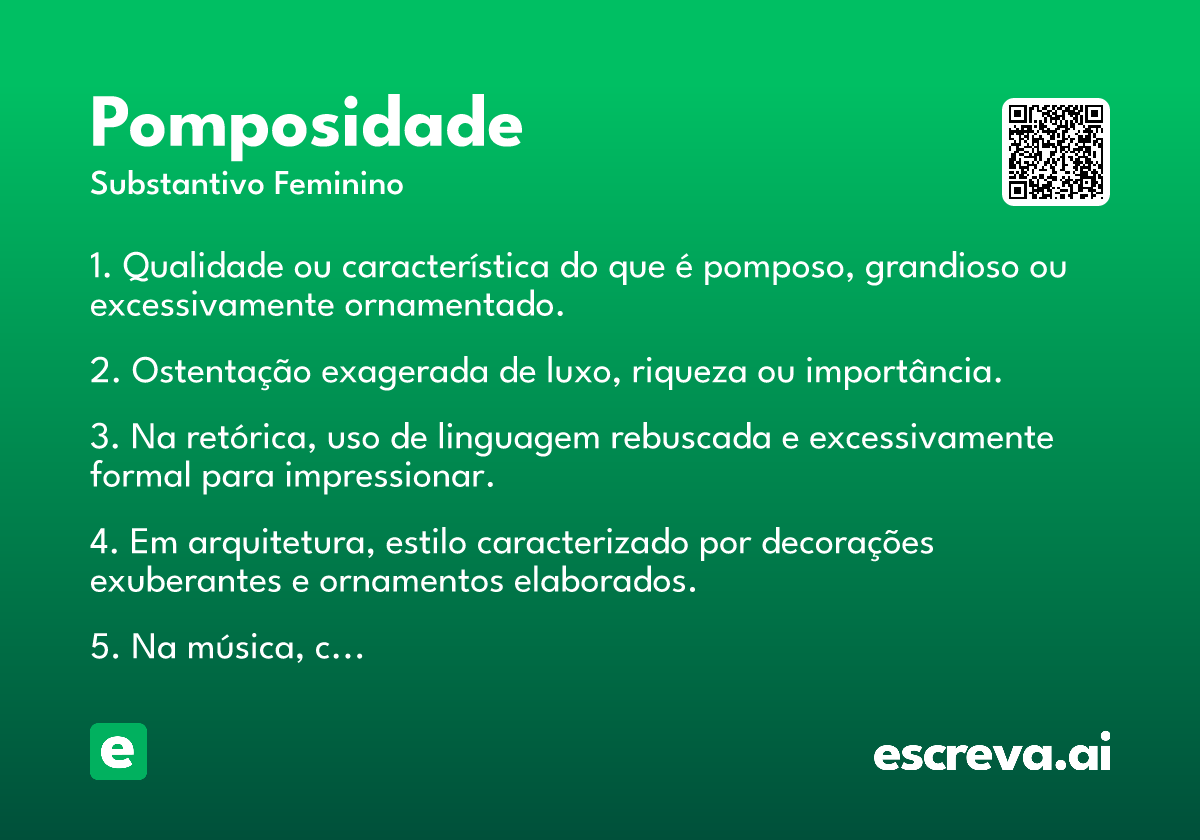 pomposidade