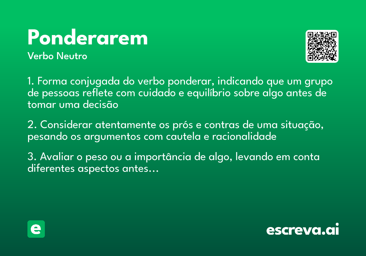 ponderarem