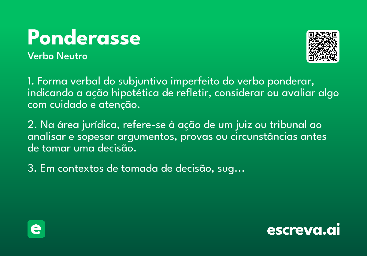 ponderasse