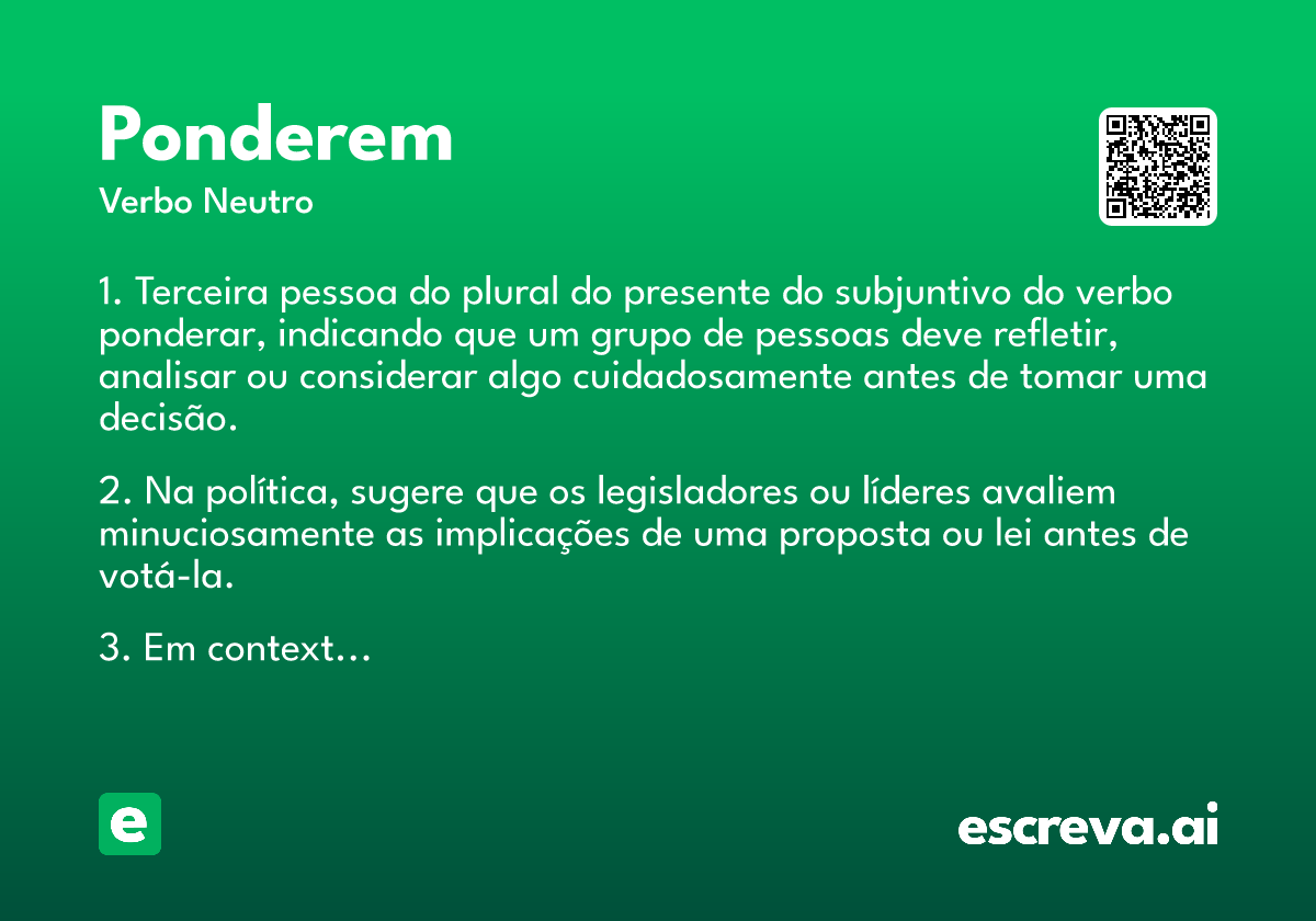 ponderem